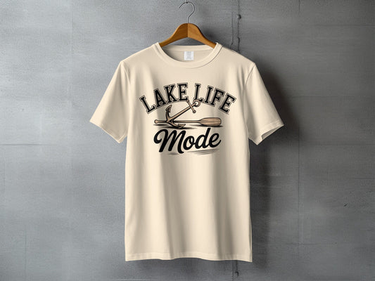 "Lake Life Mode" T-Shirt - Comfort Colors - S - Sloth & Duck