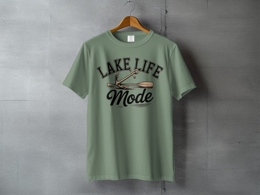 "Lake Life Mode" T-Shirt - Comfort Colors - S - Sloth & Duck