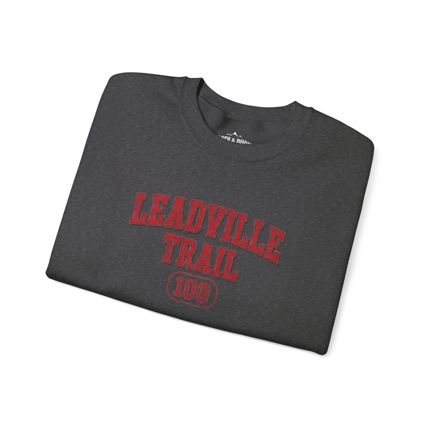 Leadville Trail 100 Crewneck Sweatshirt - Dark Heather - Sloth & Duck