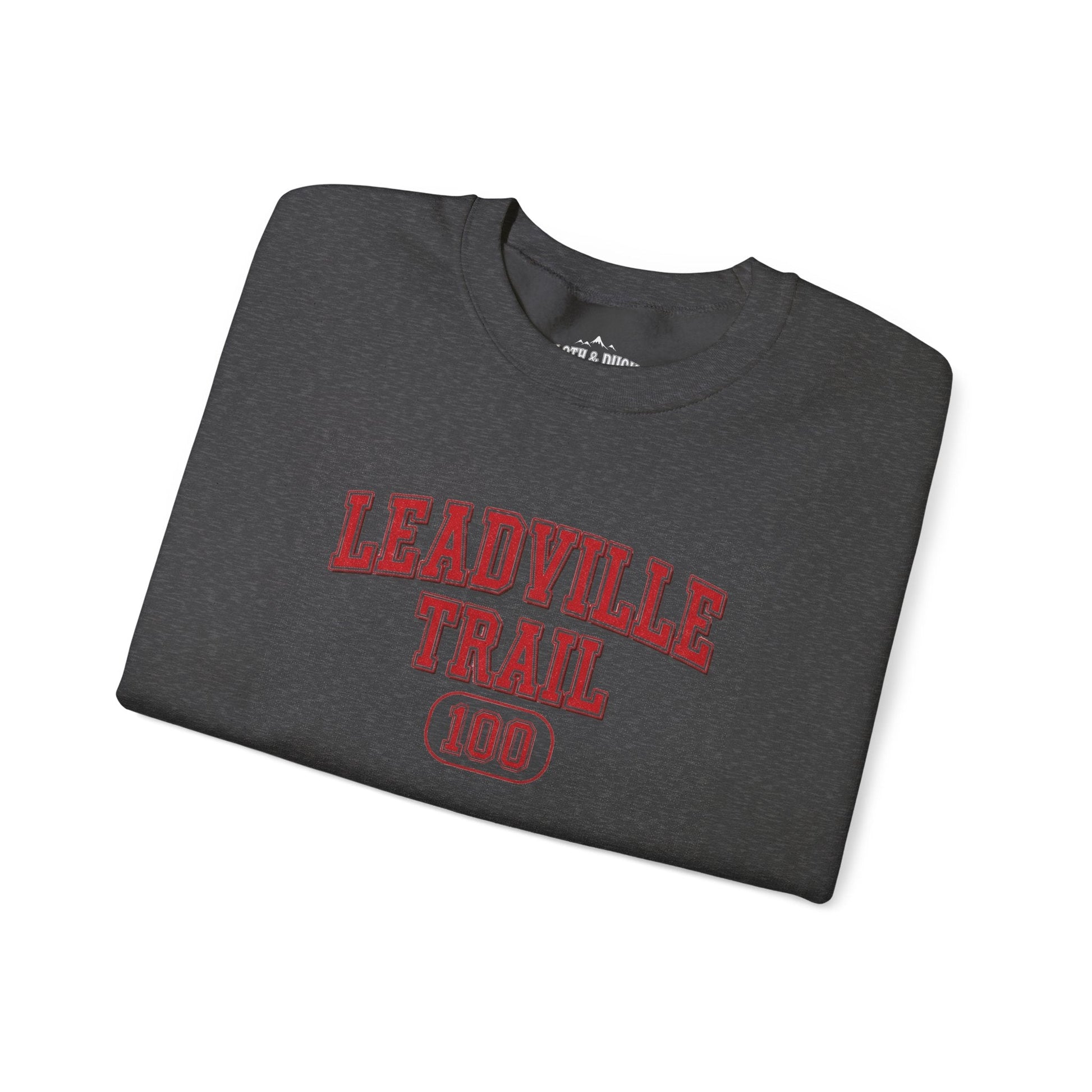 Leadville Trail 100 Crewneck Sweatshirt - Dark Heather - Sloth & Duck