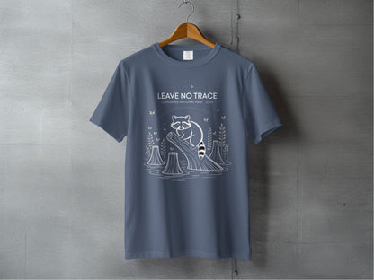 "Leave No Trace" Congaree National Park Raccoon Shirt - S - Sloth & Duck