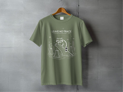 "Leave No Trace" Congaree National Park Raccoon Shirt - S - Sloth & Duck