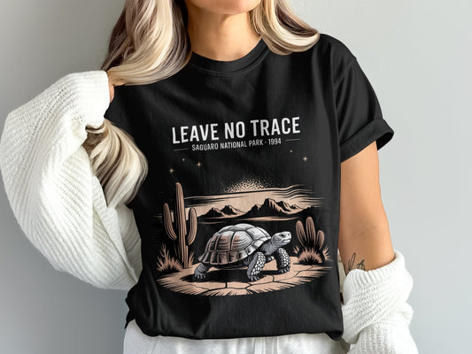 "Leave No Trace" Saguaro National Park T-Shirt - S - Sloth & Duck