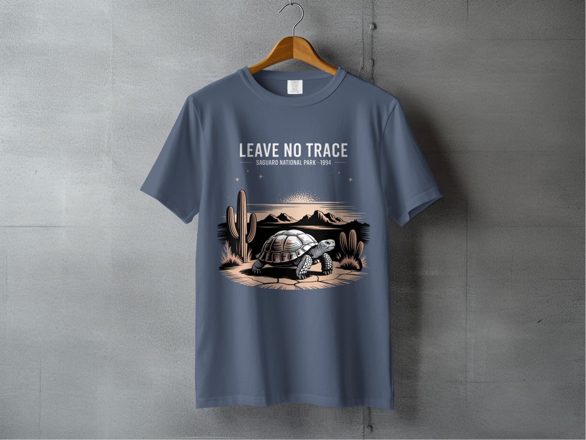 "Leave No Trace" Saguaro National Park T-Shirt - S - Sloth & Duck