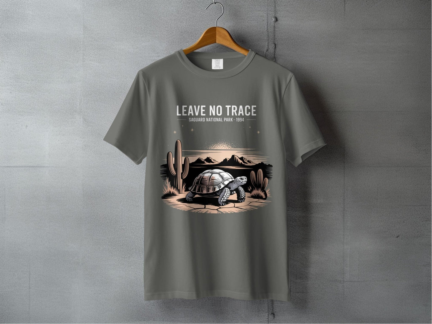 "Leave No Trace" Saguaro National Park T-Shirt - S - Sloth & Duck