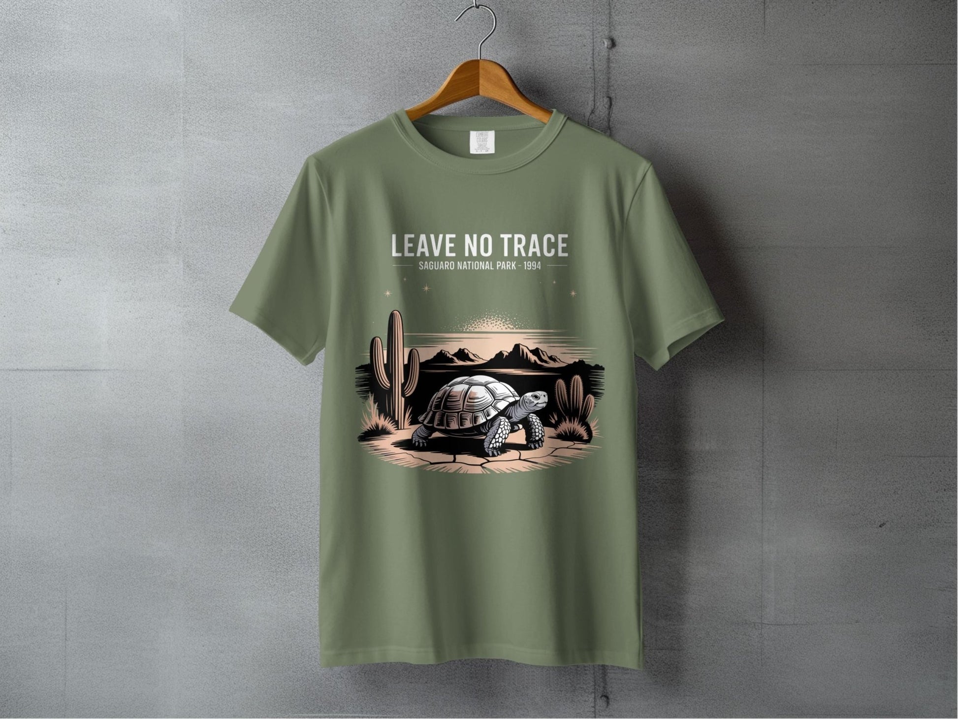 "Leave No Trace" Saguaro National Park T-Shirt - S - Sloth & Duck