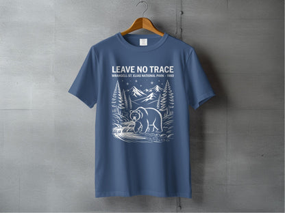 "Leave No Trace" Wrangell St Elias National Park T-Shirt - S - Sloth & Duck