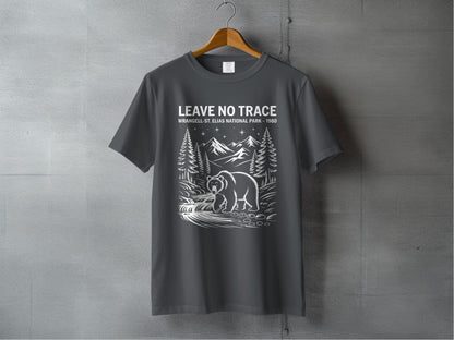 "Leave No Trace" Wrangell St Elias National Park T-Shirt - S - Sloth & Duck
