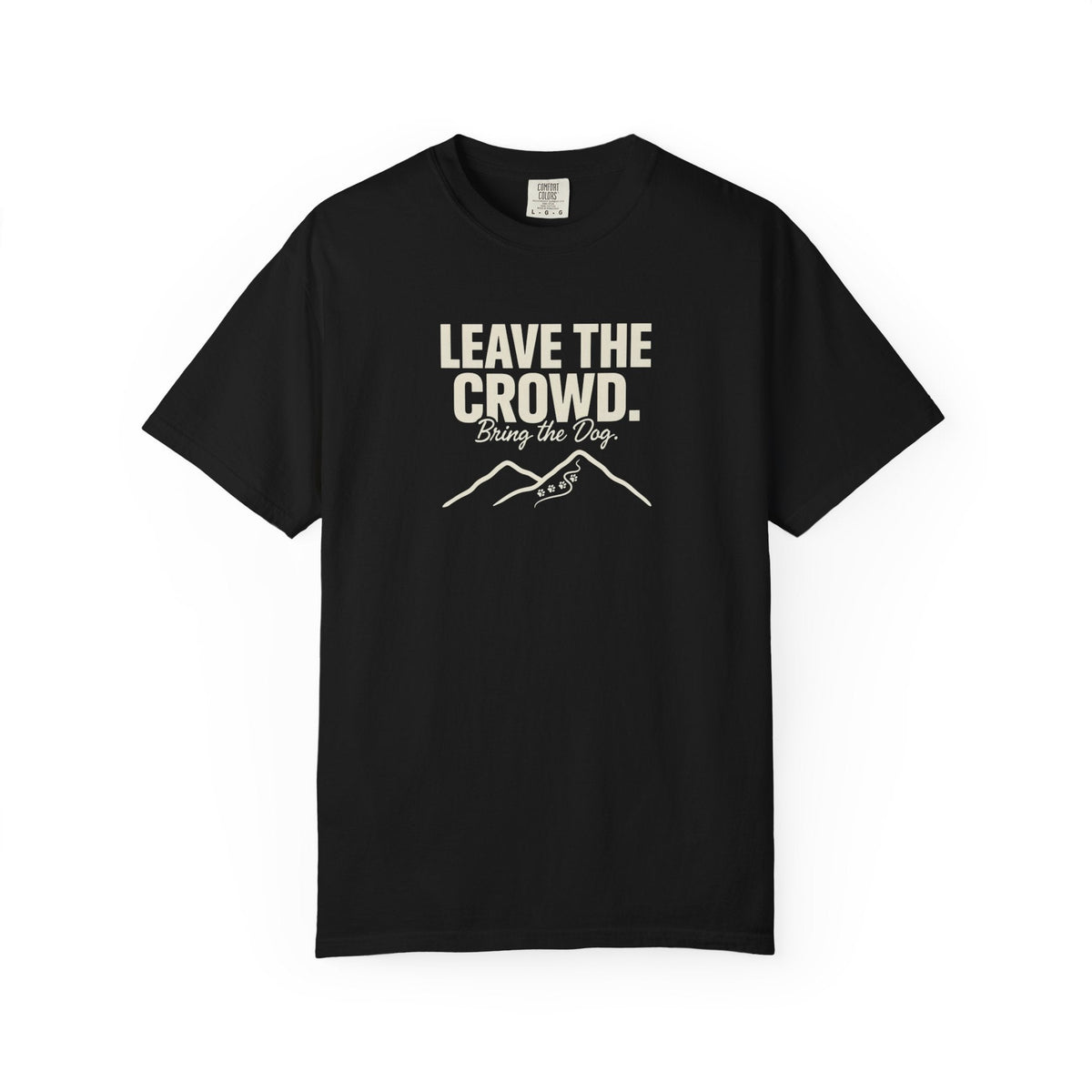 Leave The Crowd Bring The Dog T-Shirt -S - Sloth & Duck