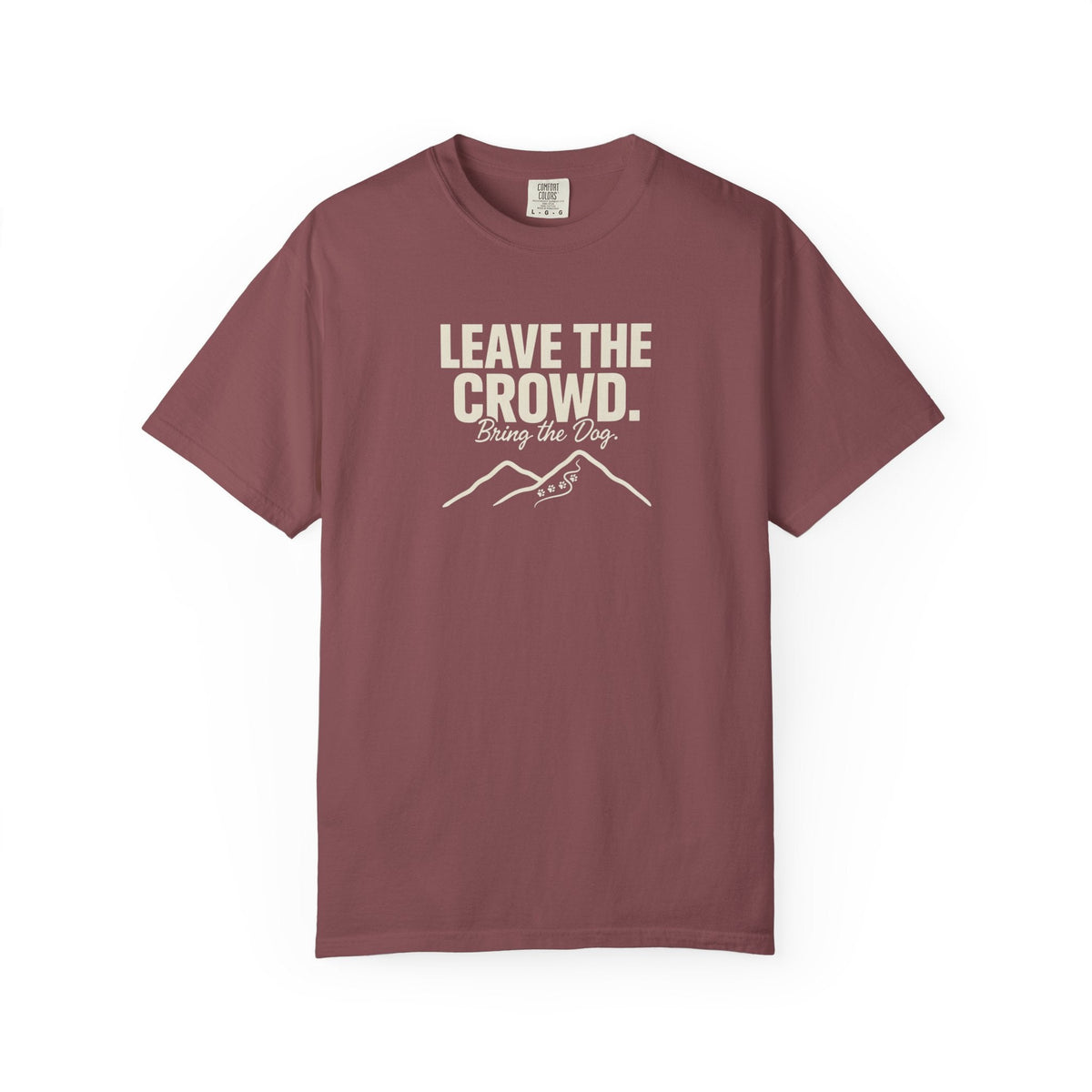 Leave The Crowd Bring The Dog T-Shirt -S - Sloth & Duck