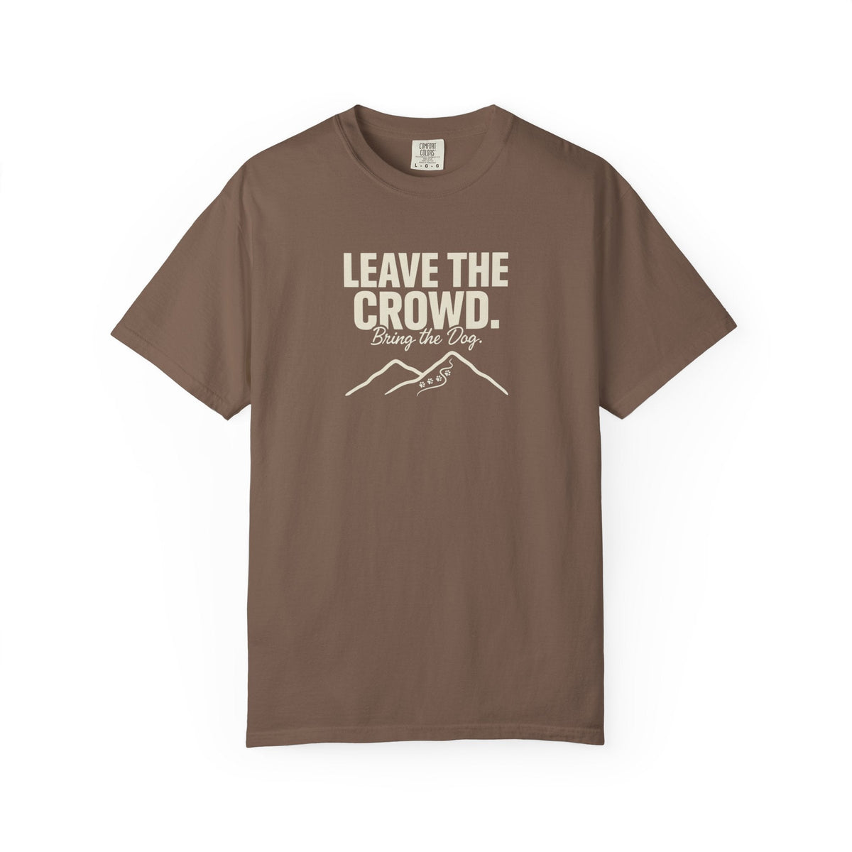 Leave The Crowd Bring The Dog T-Shirt -S - Sloth & Duck
