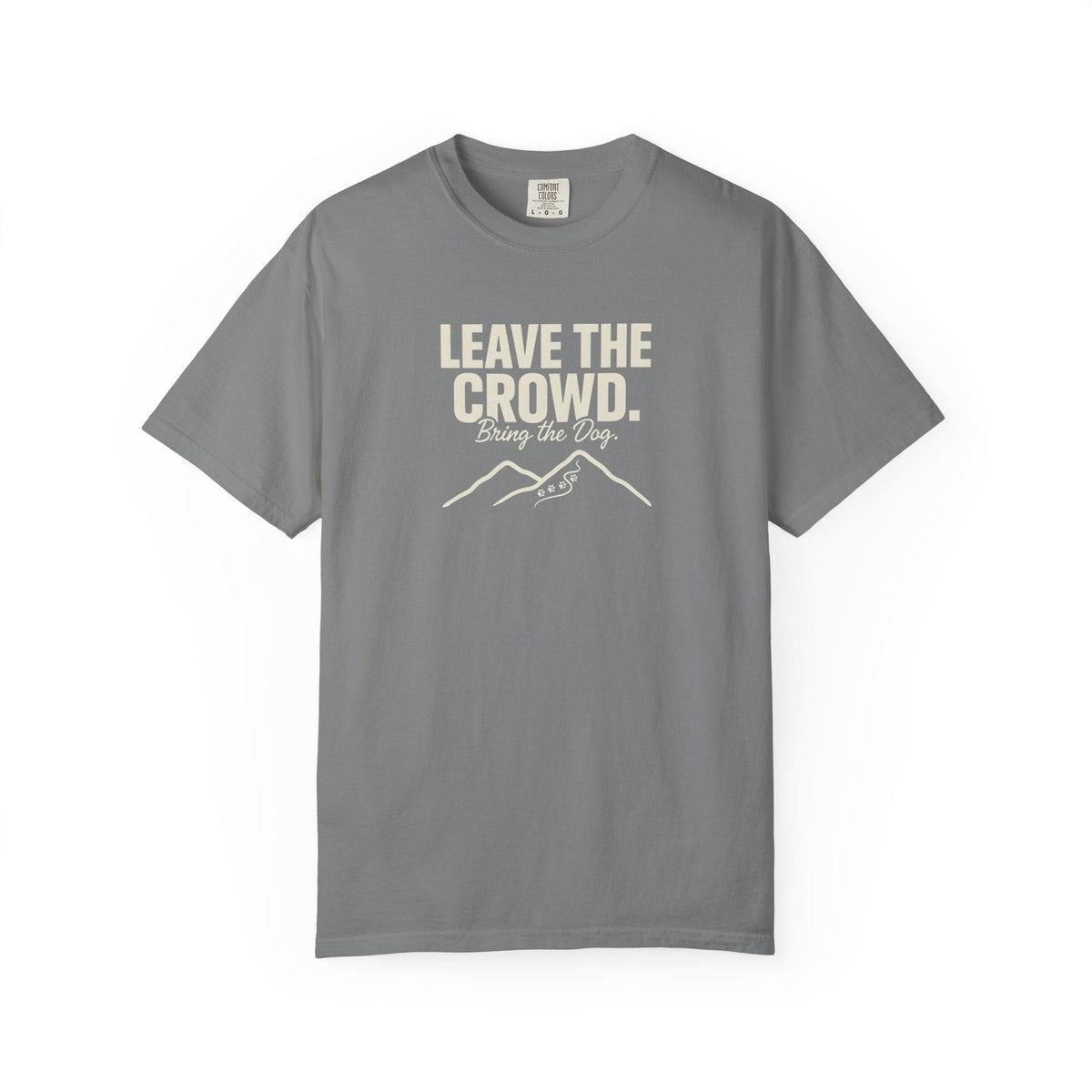 Leave The Crowd Bring The Dog T-Shirt -S - Sloth & Duck