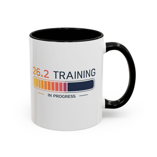 "Marathon Training in Progress" - 11oz & 15oz Coffee Mug - 11oz - Sloth & Duck