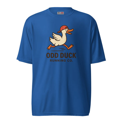 Mens Odd Duck Wicking Performance T-Shirt - Royal - Sloth & Duck
