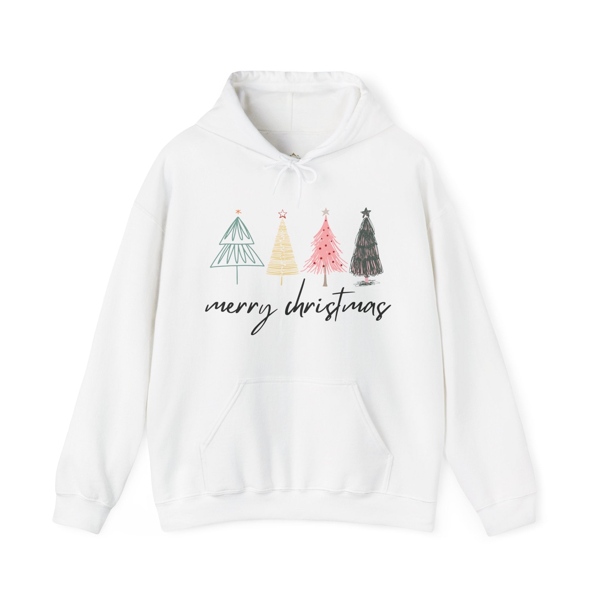 merry christmas trees hoodie