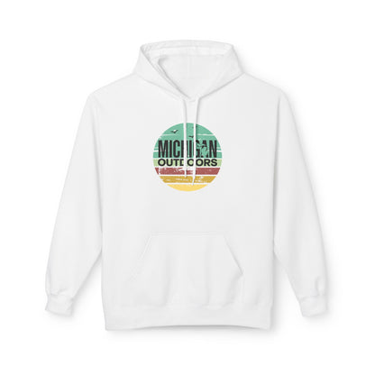Michigan Outdoor Hoodie | Great Lakes Trail Runner Sweatshirt - S - Sloth & Duck