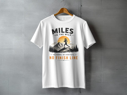 Miles in the Wild Female Trail Runner T-Shirt - S - Sloth & Duck