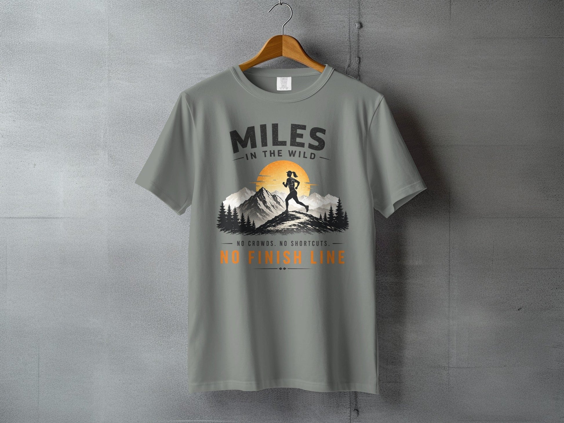 Miles in the Wild Female Trail Runner T-Shirt - S - Sloth & Duck