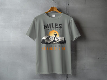 Miles in the Wild Female Trail Runner T-Shirt - S - Sloth & Duck