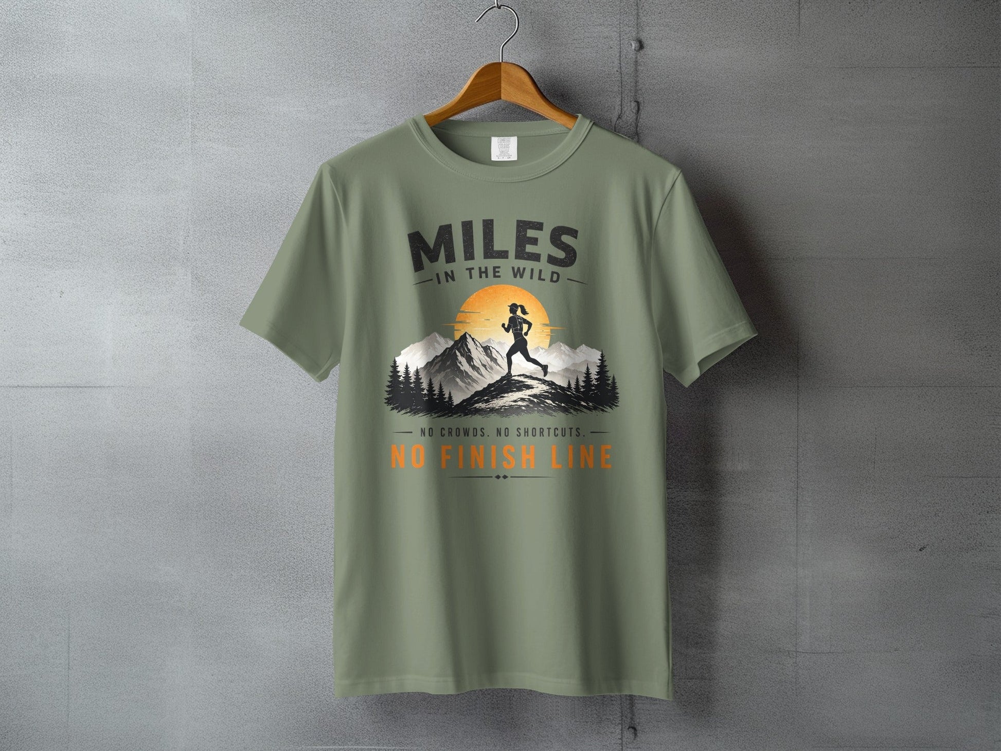 Miles in the Wild Female Trail Runner T-Shirt - S - Sloth & Duck