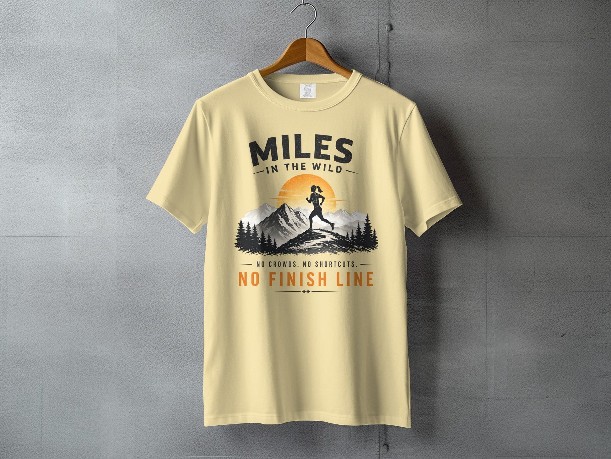 Miles in the Wild Female Trail Runner T-Shirt - S - Sloth & Duck