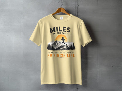 Miles in the Wild Female Trail Runner T-Shirt - S - Sloth & Duck