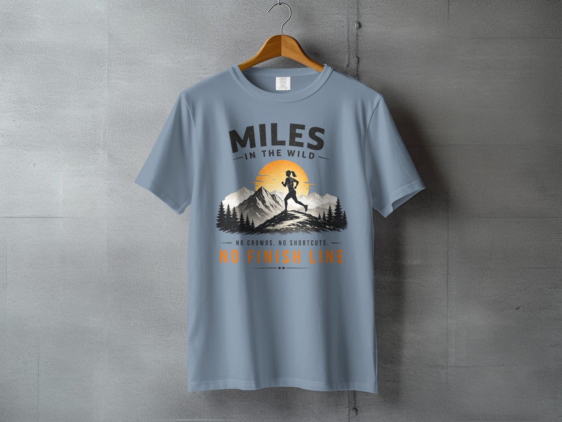 Miles in the Wild Female Trail Runner T-Shirt - S - Sloth & Duck