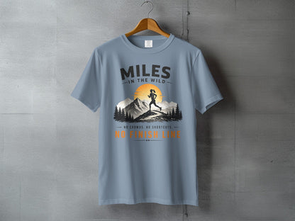 Miles in the Wild Female Trail Runner T-Shirt - S - Sloth & Duck
