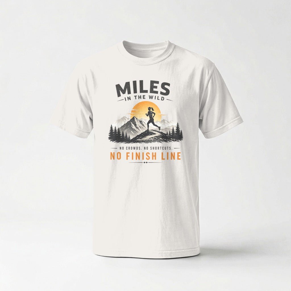 Miles in the Wild Female Trail Runner T-Shirt - S - Sloth & Duck