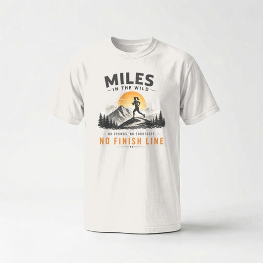Miles in the Wild Female Trail Runner T-Shirt - S - Sloth & Duck