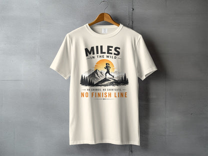 Miles in the Wild Female Trail Runner T-Shirt - S - Sloth & Duck
