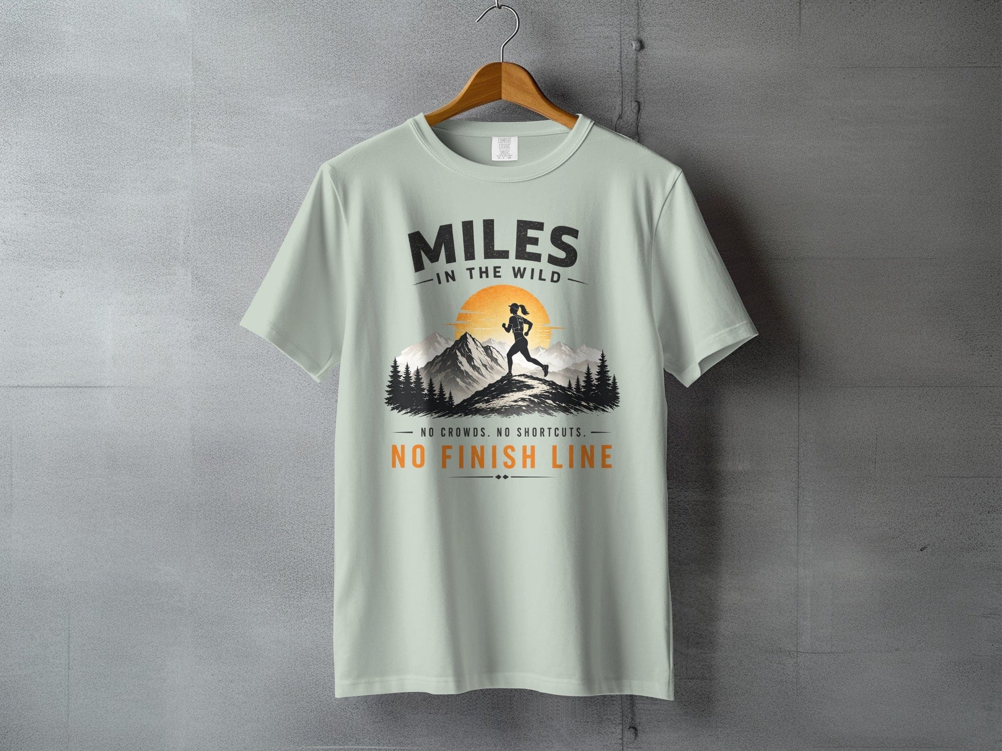 Miles in the Wild Female Trail Runner T-Shirt - S - Sloth & Duck