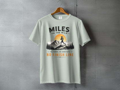 Miles in the Wild Female Trail Runner T-Shirt - S - Sloth & Duck