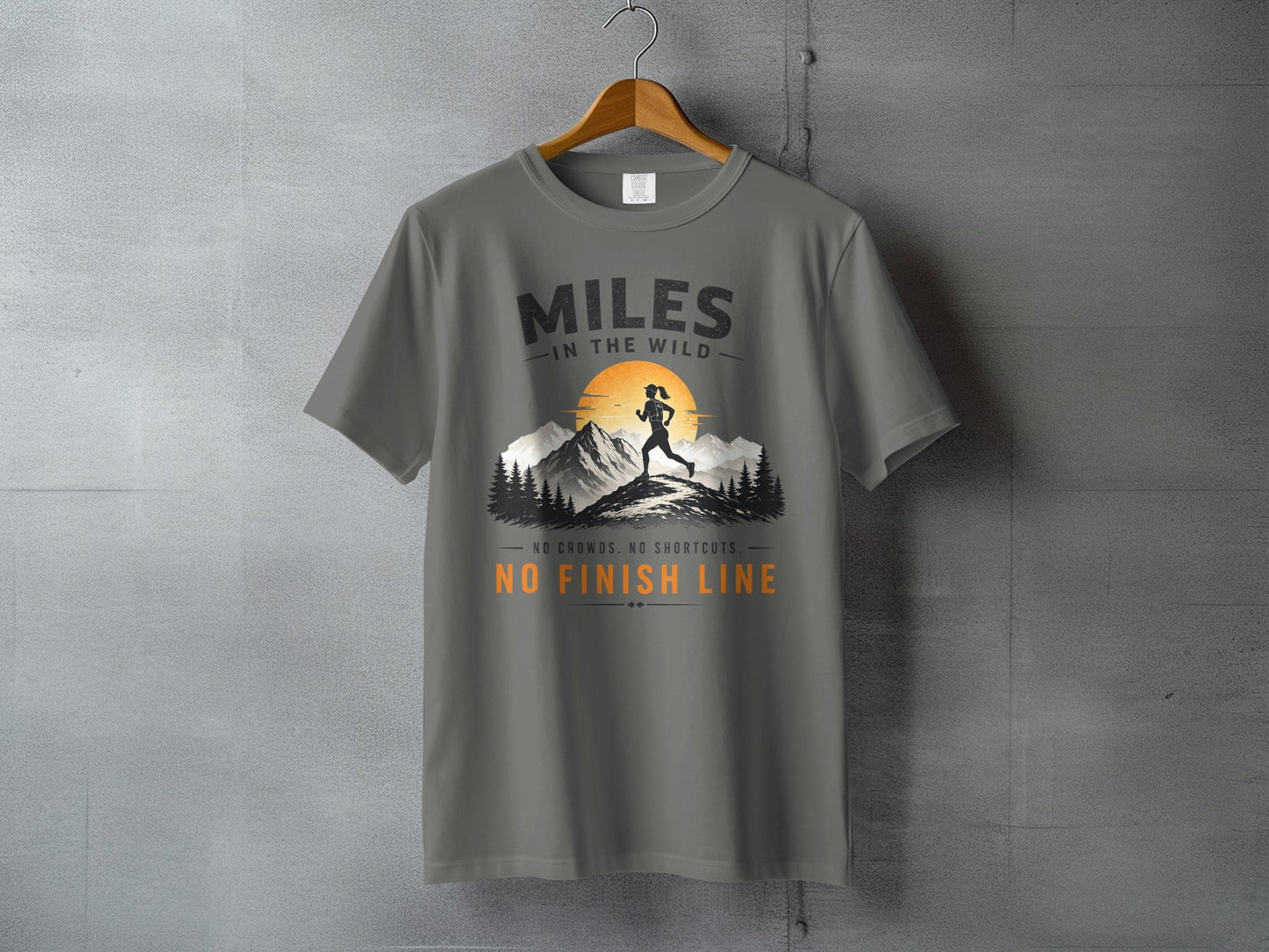 Miles in the Wild Female Trail Runner T-Shirt - S - Sloth & Duck