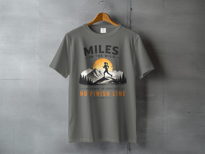 Miles in the Wild Female Trail Runner T-Shirt - S - Sloth & Duck
