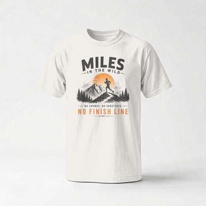 Miles in the Wild Male Trail Runner T-Shirt - S - Sloth & Duck