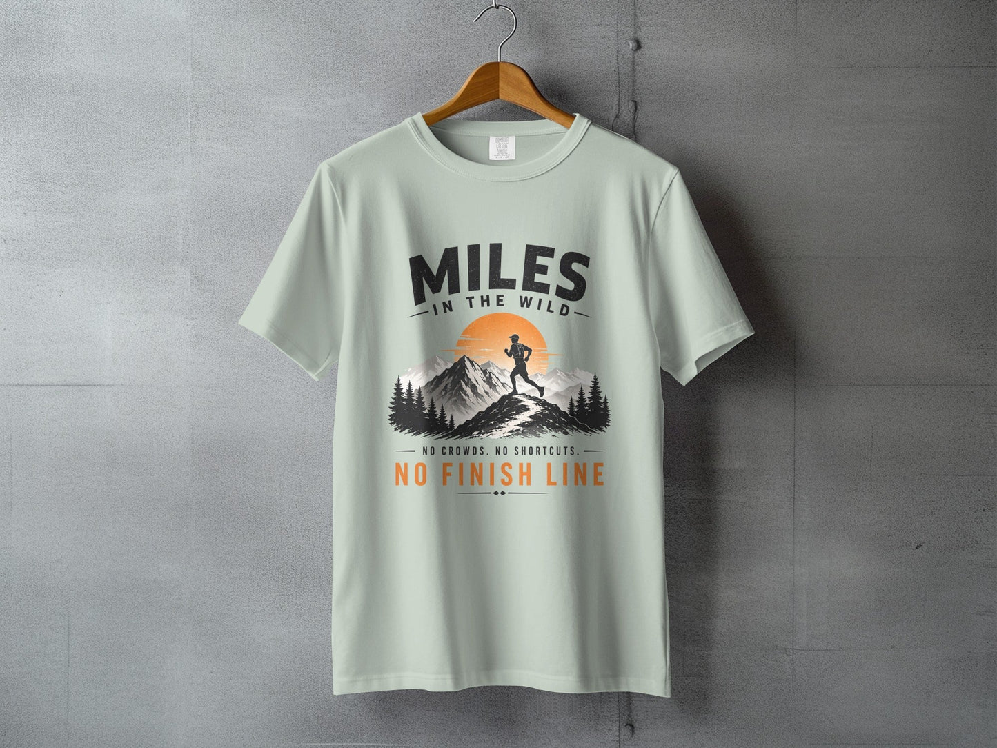 Miles in the Wild Male Trail Runner T-Shirt - S - Sloth & Duck