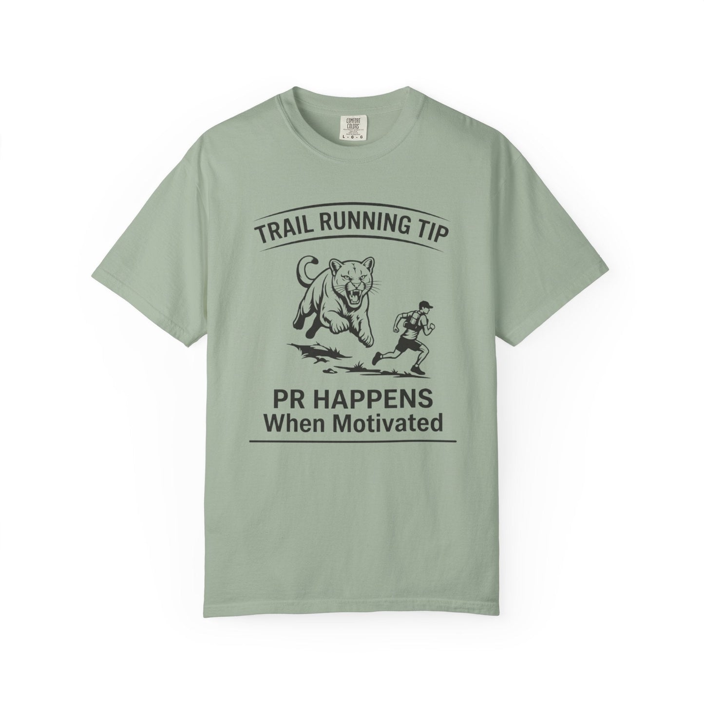 Motivational Trail Running T-Shirt - Mens - Bay - Sloth & Duck