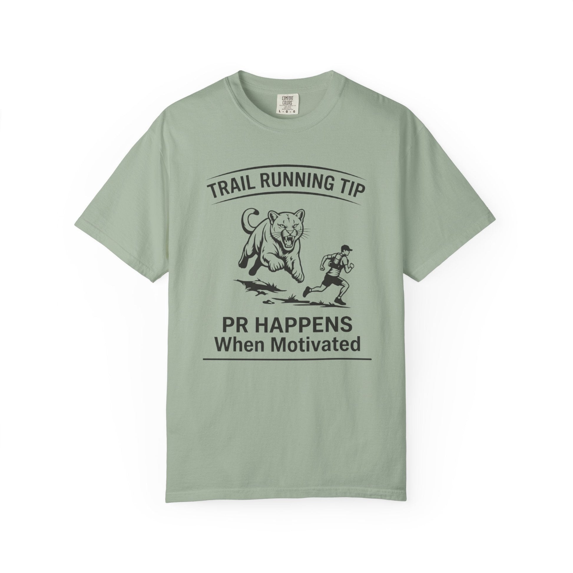 Motivational Trail Running T-Shirt - Mens - Bay - Sloth & Duck