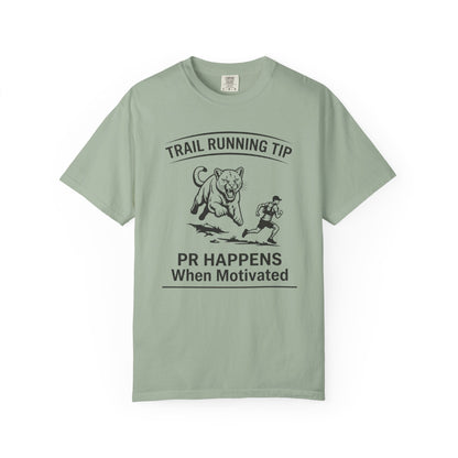 Motivational Trail Running T-Shirt - Mens - Bay - Sloth & Duck