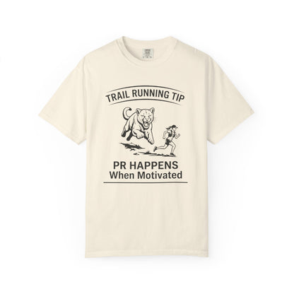 Motivational Trail Running T-Shirt - Womens - Ivory - Sloth & Duck
