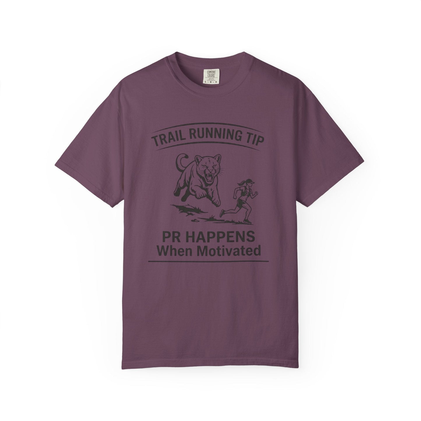 Motivational Trail Running T-Shirt - Womens - Berry - Sloth & Duck