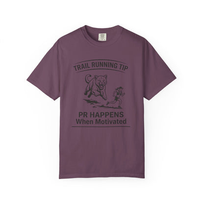 Motivational Trail Running T-Shirt - Womens - Berry - Sloth & Duck