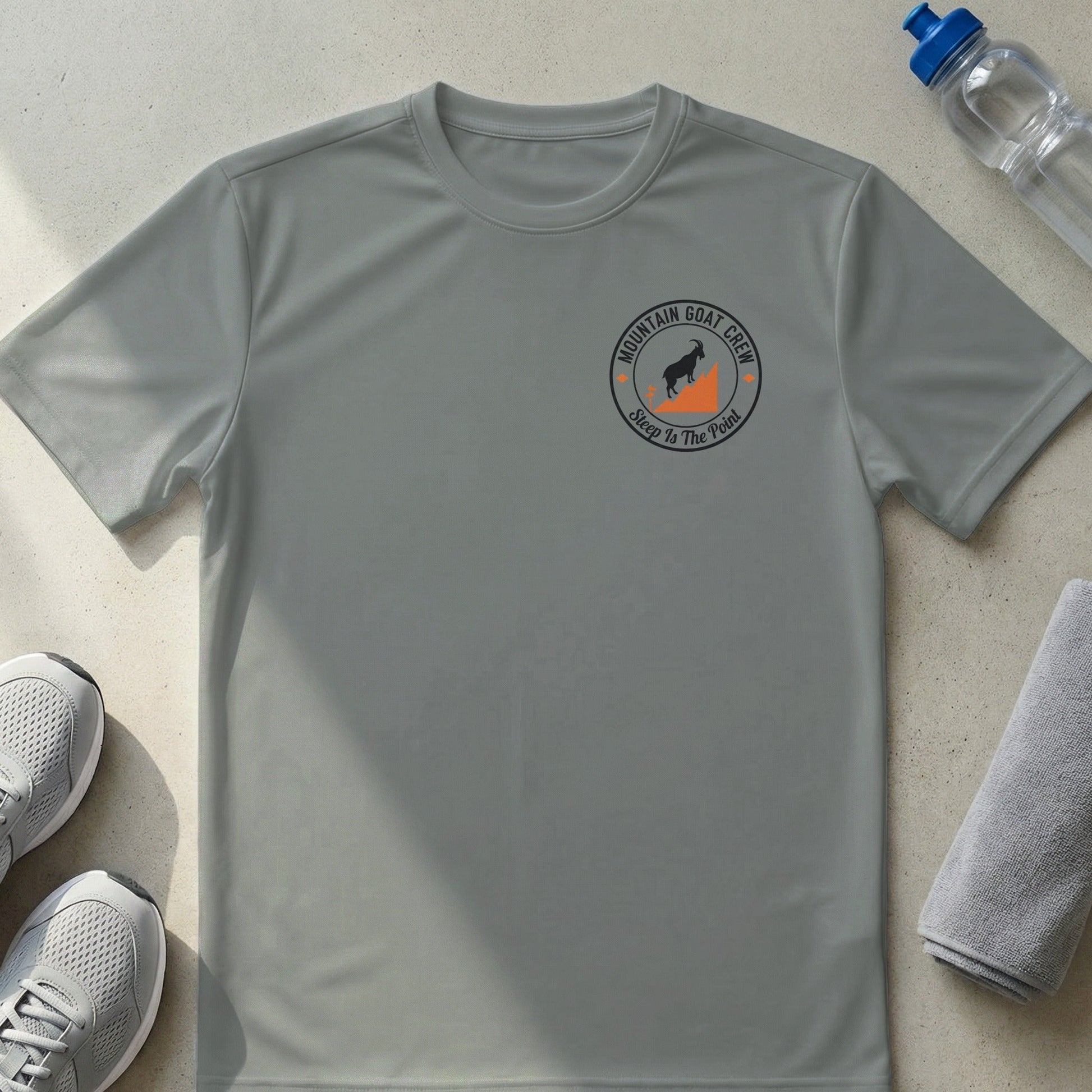 Mountain Goat Crew Steep Is The Point Performance T-Shirt - XS - Sloth & Duck