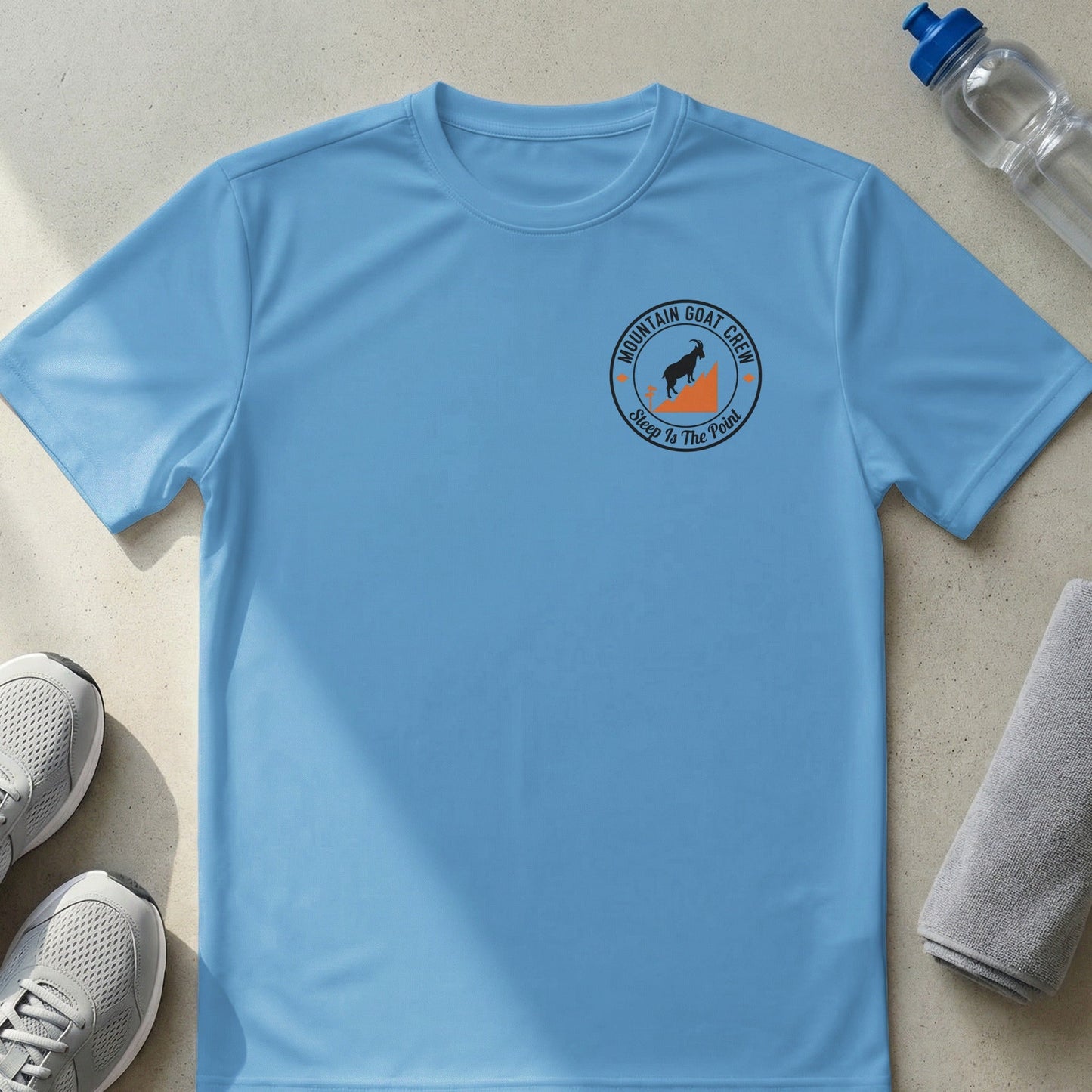 Mountain Goat Crew Steep Is The Point Performance T-Shirt - XS - Sloth & Duck