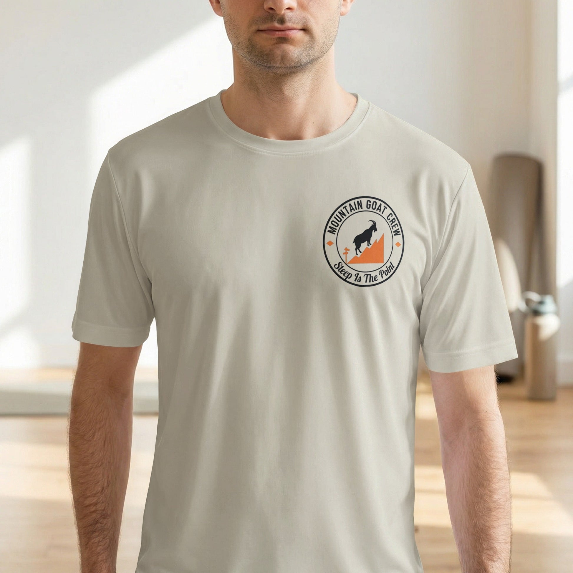 Mountain Goat Crew Steep Is The Point Performance T-Shirt - XS - Sloth & Duck