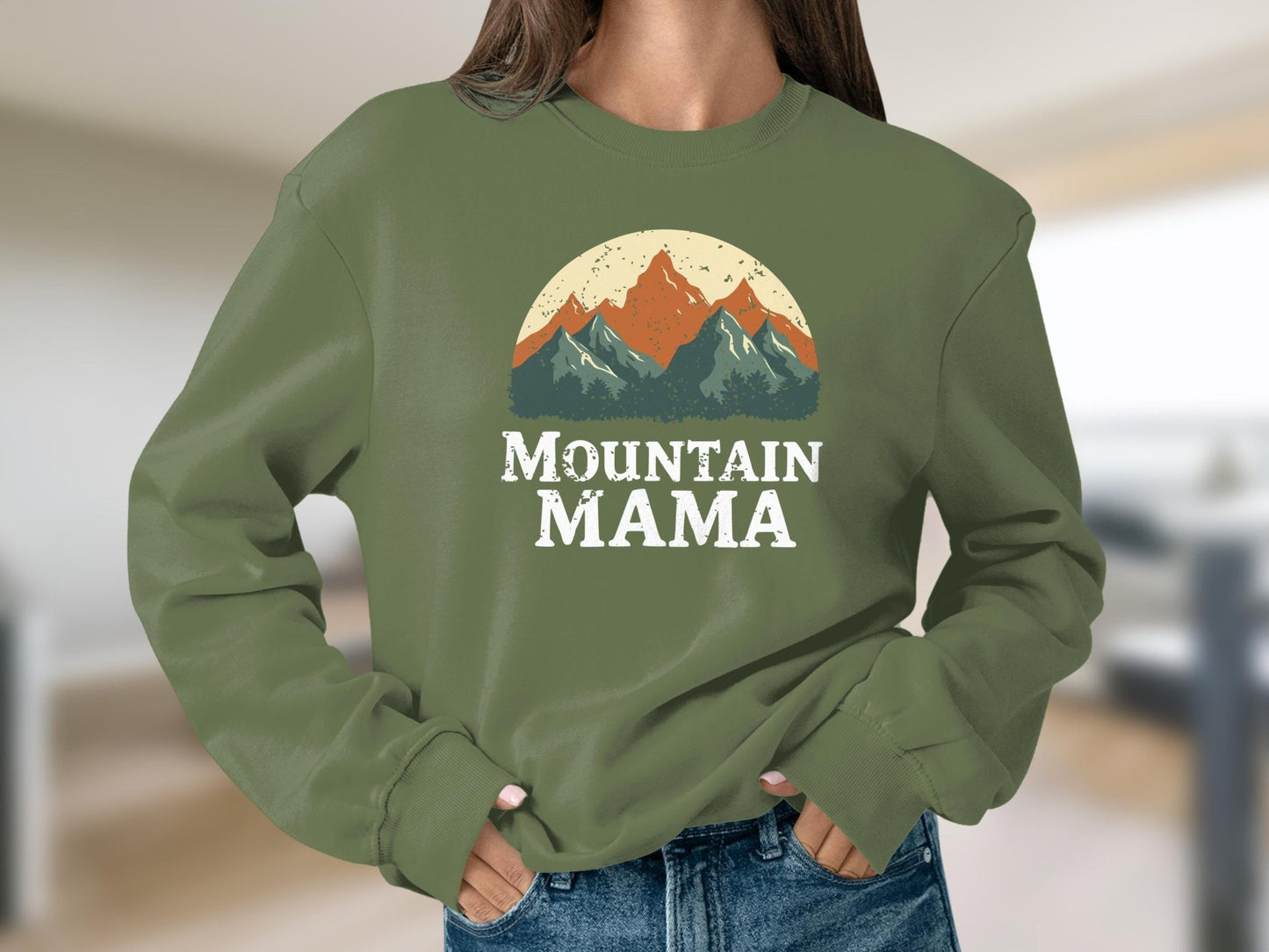 "Mountain Mama" Sweatshirt - Sweatshirts - Sloth & Duck