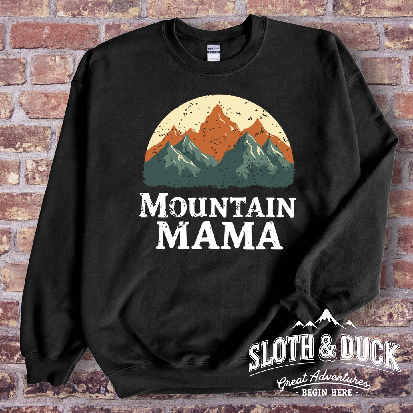 "Mountain Mama" Sweatshirt - Sweatshirts - Sloth & Duck