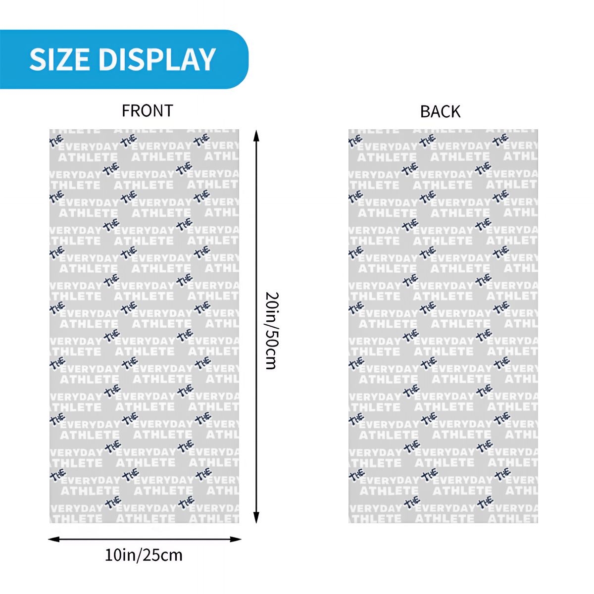 Multifunction Sports Neck Gaiter - 10"x20" - Sloth & Duck
