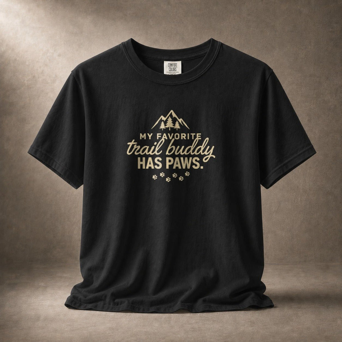 My Favorite Trail Buddy Has Paws Shirt -S - Sloth & Duck